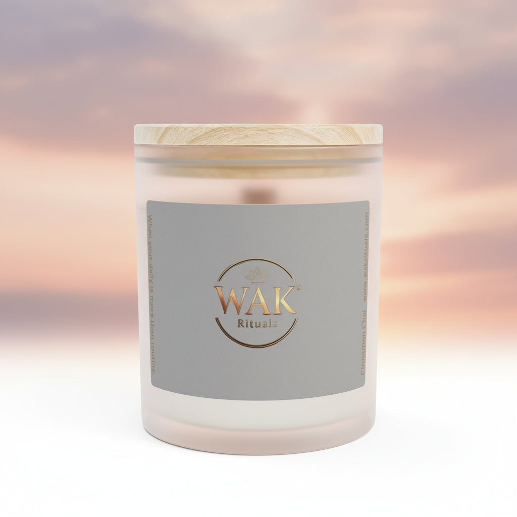 Natural Wood Wick Aromatic Candle, Stone