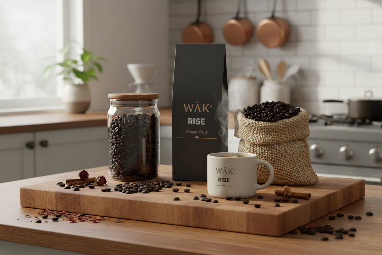 WĀK RISE Awaken Ritual Coffees