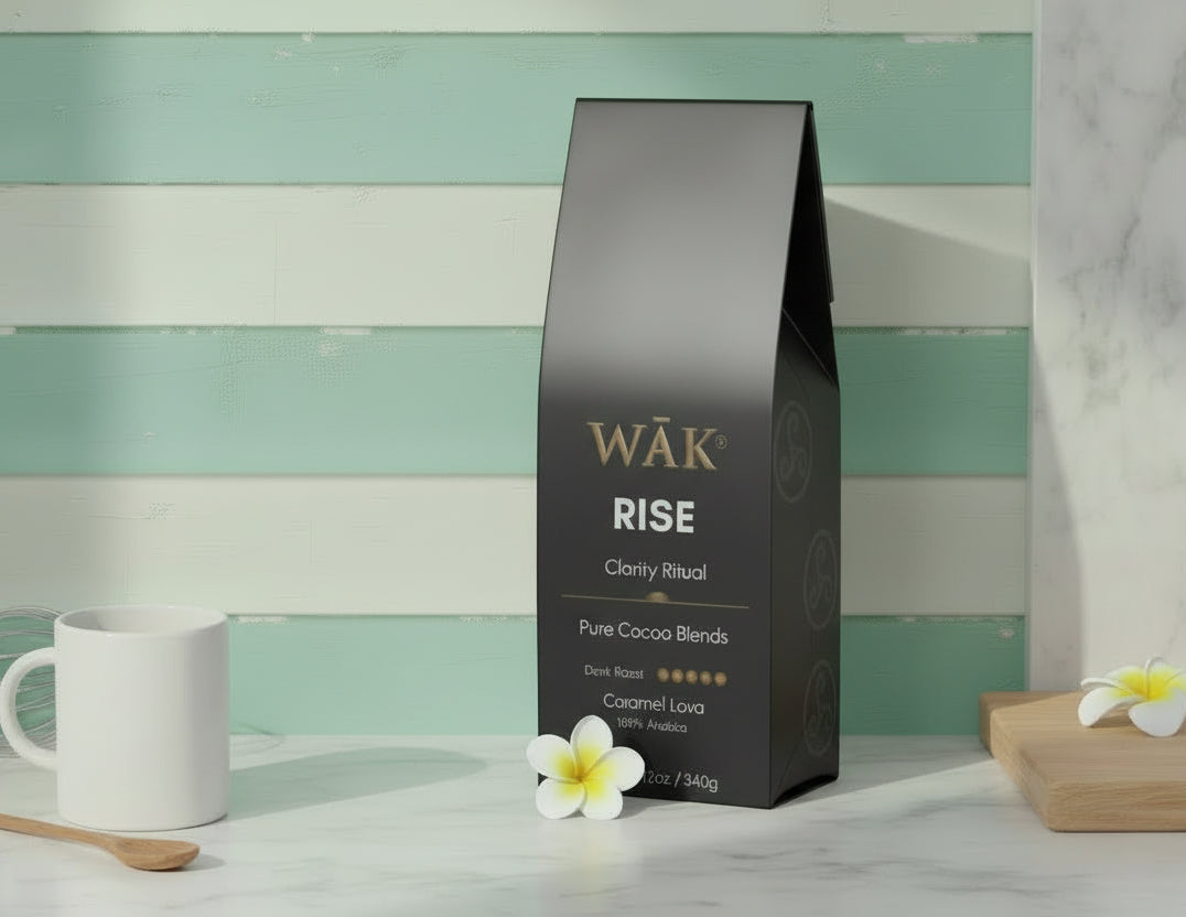 WĀK RISE Clarity Ritual Coffee, Caramel Lava