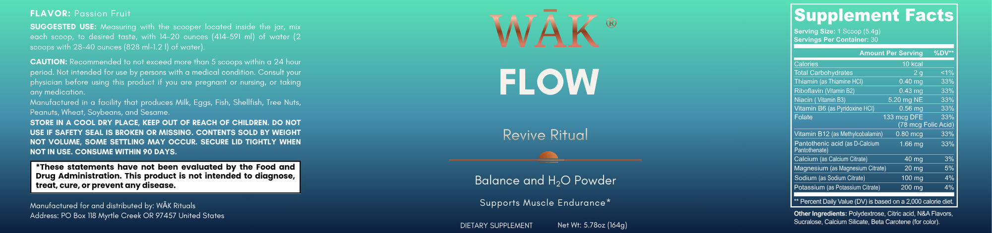 WĀK FLOW Revive Ritual
